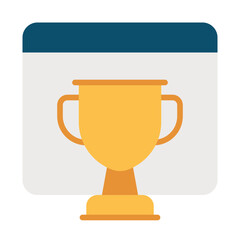 Search engine ranking line icon