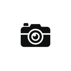 Camera icon isolated on white background