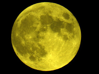 Obraz premium full moon in October 2023, Hunter's Moon