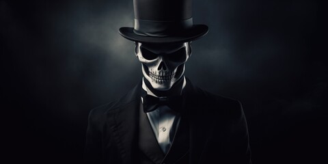 A Skeleton In A Top Hat