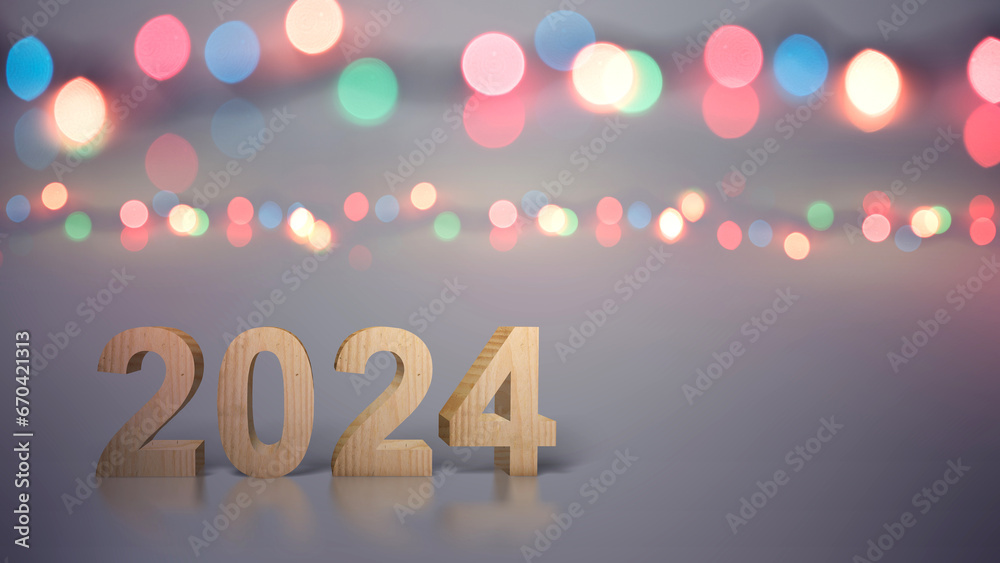 Sticker Happy New Year 2024