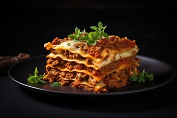 Traditional Lasagne With Rich Bolognese Sauce