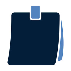 Sticky notes line icon