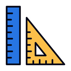 Ruler line icon