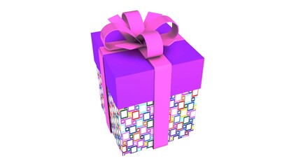 gift box with ribbon