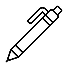 Pen line icon