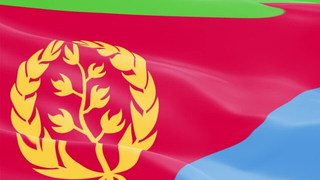 エリトリア国旗のアニメーション