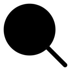 Magnifying glass line icon