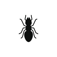 Ant icon isolated on white background