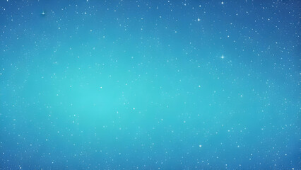Abstract digital light blue particles, with sparkling and shining dots stars on the background, with blured and noise, beautiful wallpaper, generative ai