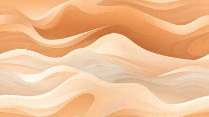 Seamless sand dune patterns shaped by winds