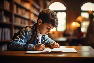 A diligent student is taking notes from a textbook in preparation for an upcoming exam