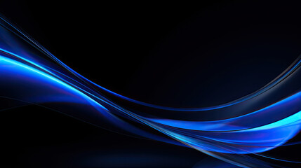 light line,  light wave isolated on black background