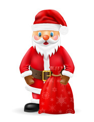 сhristmas santa claus vector illustration