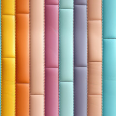 Seamless abstract rainbow leather texture background , ai design