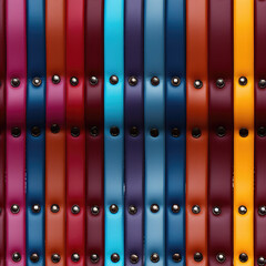 Seamless abstract rainbow leather texture background , ai design