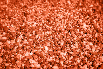 Stone apricot color background. Nature texture.