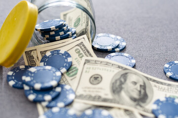 Blue Chip Stock Investment Stock Photo