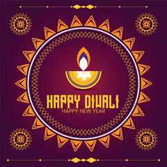 social media post diwali design