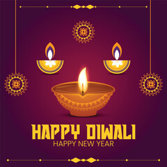 social media post diwali design
