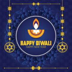 social media post diwali design