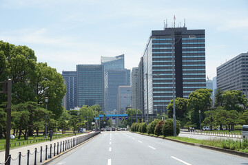 Tokyo Building Scenery in Japan, Chiyoda City