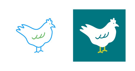 Chicken Vector Icon