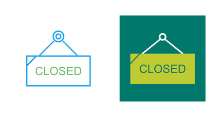 Closed Tag Vector Icon