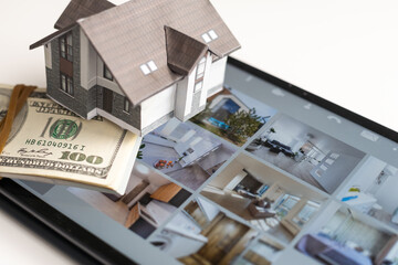 Economy and finance - model of a family house