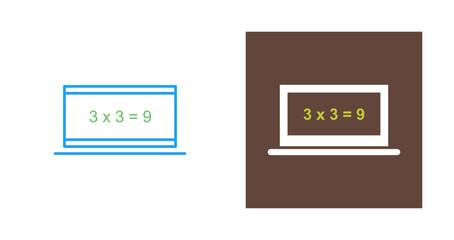 Online Calculation Vector Icon