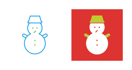 Snowman Vector Icon