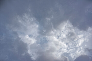 Sky background with colorful clouds, stormy and beautiful