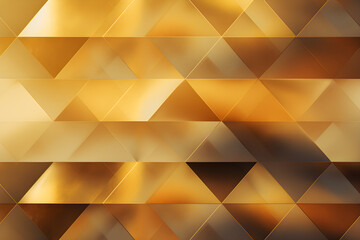 Golden shapes abstract style background