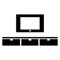 TV shelf icon