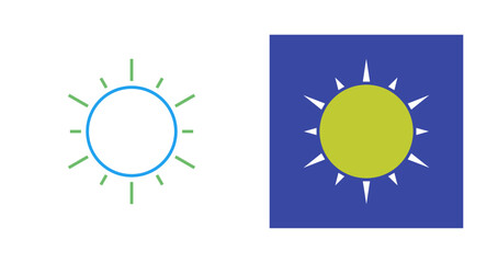 Sun Vector Icon