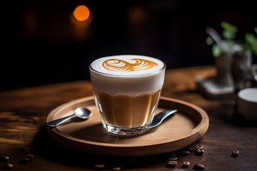 Cup of coffee on the table