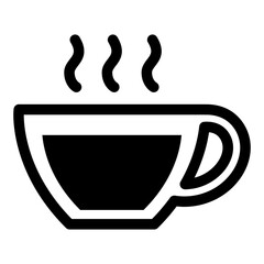 Hot coffee icon