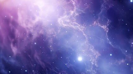 Obraz na płótnie Canvas Extreme close-up of abstract blurred cosmic nebula, space blue and radiant lavender hues, in the style of gradient blurred , 