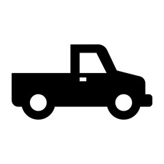 Pick-up truck icon