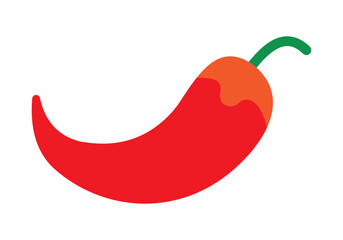 Red chili pepper icon vector design