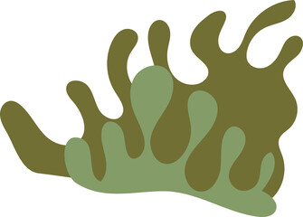 Deep ocean, sea life elements. Ocean life, aquarium life