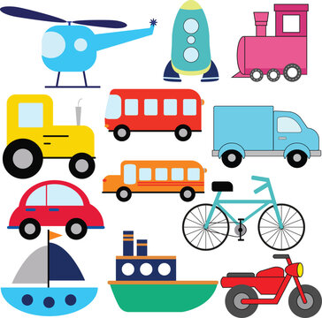 All kinds of Transport Clipart
