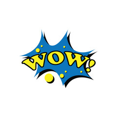 wow! clipart vector