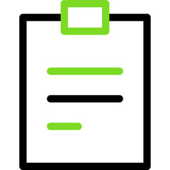 illustration of a icon clipboard