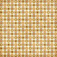 seamless pattern with circles and squares