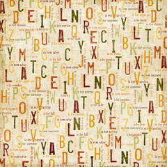 seamless pattern with letters