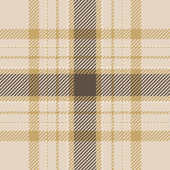 Plaid check pattern. Seamless fabric texture. Tartan textile print.