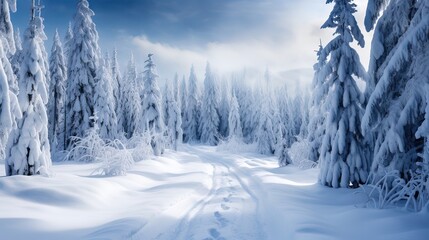 Winter wonderland, snow-capped mountains, alpine adventure, downhill skiing, snow sports, mountain getaway, ski vacation, scenic ride. Generated by AI.