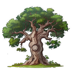 tree isolated on white