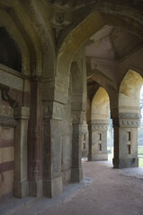 Fototapeta na wymiar Muhammad Shad Tomb, Lodi Gardens, Delhi, India